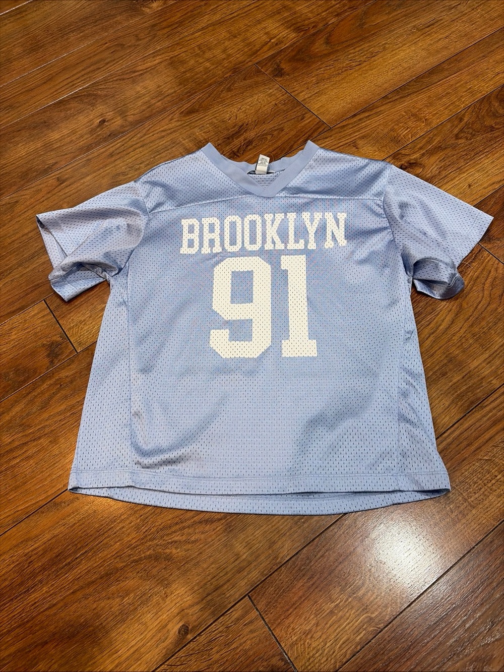 RSQ Light purple/blue Brooklyn 91 Mesh Jersey tee size XXS